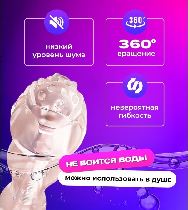 ShpiNat Вибратор анальный 20 РЕЖ, розовый