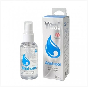 ГЕЛЬ-СМАЗКА СИЛИКОНОВЫЙ "YES ANAL COOL" с ментолом 50 мл