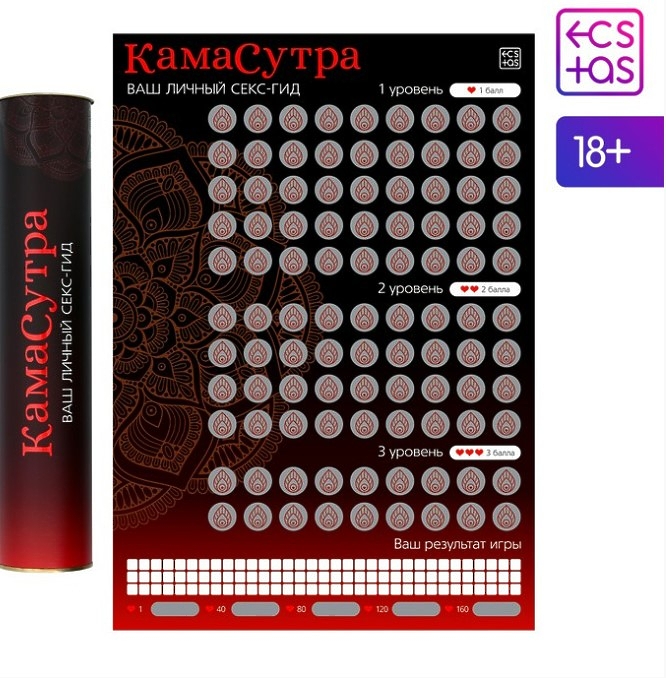 СКРЕТЧ-ПЛАКАТ СЕКС-ГИД в ассортименте