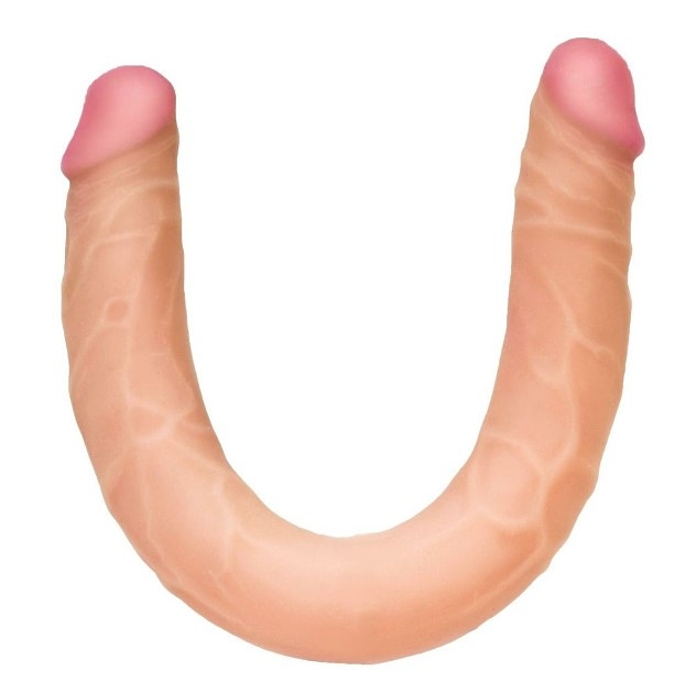 Двусторонний фаллоимитатор из киберкожи - 47,7 см LoveToy