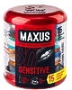 ПРЕЗЕРВАТИВЫ "MAXUS" SENSITIVE № 15 (ультратонкие) в кейсе