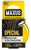 ПРЕЗЕРВАТИВЫ "MAXUS" SPECIAL №3 (точечно-ребристые) в металлическом кейсе