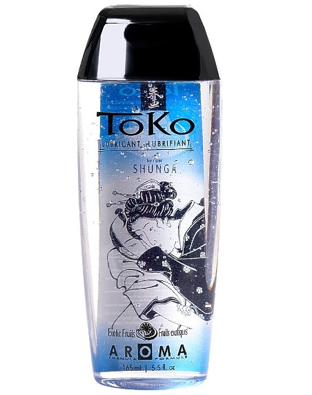 Лубрикант Shunga Toko Aroma на водной основе, экзотические фрукты, 165 мл