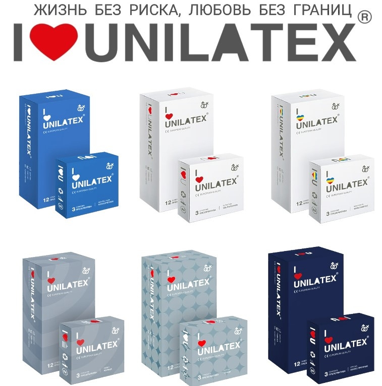 Extra Strong Особопрочные 3 шт. Unilatex презервативы