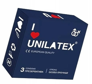 Extra Strong Особопрочные 3 шт. Unilatex презервативы