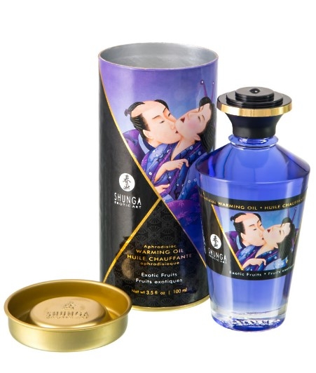 МАСЛО ДЛЯ МАССАЖА SHUNGA EXOTIC FRUITS, РАЗОГРЕВАЮЩЕЕ, ЭКЗОТИЧЕСКИЕ ФРУКТЫ, 100 МЛ