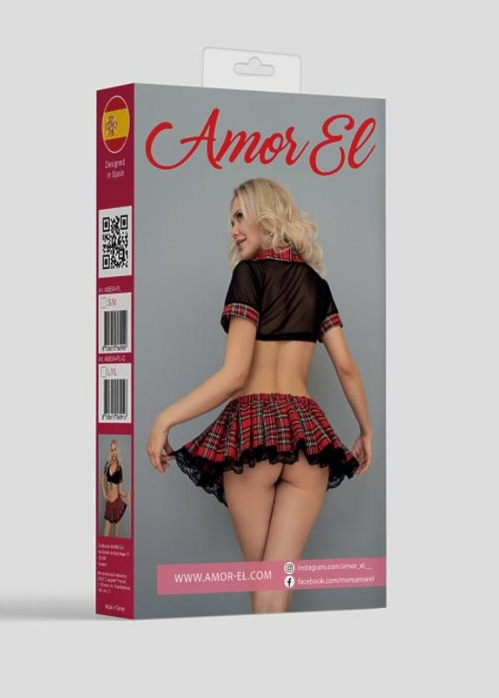 Эротический игровой костюм "Дерзкая шкодница", размер L-XL