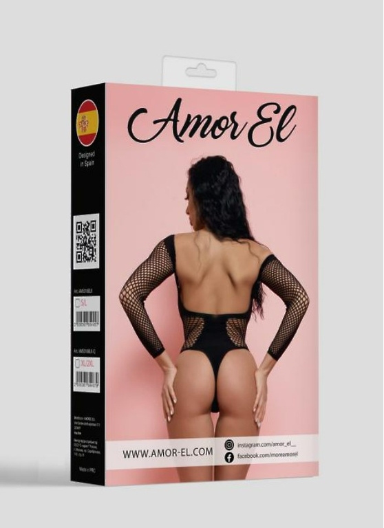 Боди Amor EL Montella размер S/L, черный