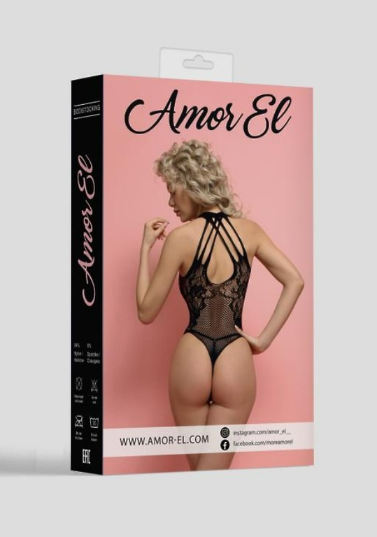 Боди Amor EL Baltanas размер L-XL, черный
