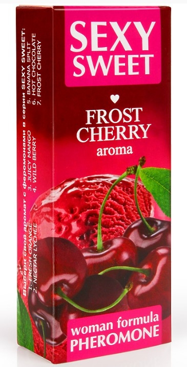 Парфюмированное средство для тела SEXY SWEET FROST CHERRY с феромонами 10 мл