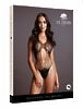 Боди Strappy Lace,черный, размер: S-XL(42-52)