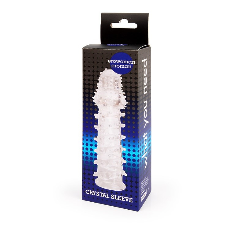 EE-10094 Насадка CRYSTAL SLEEVE с шипиками L 135 мм D 20 мм