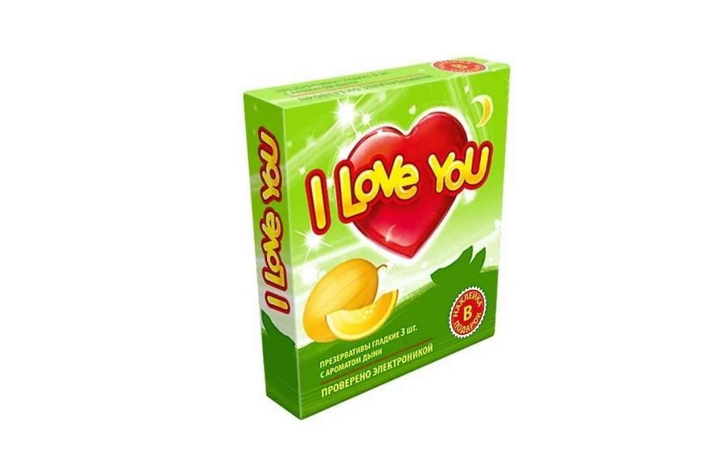 ПРЕЗЕРВАТИВЫ "I LOVE YOU" № 3