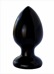 420800 ПЛАГ-МАССАЖЕР ДЛЯ ПРОСТАТЫ BLACK MAGNUM 8 L 115 мм, D 60 мм, чёрн