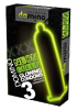 ПРЕЗЕРВАТИВЫ DOMINO NEON GREEN светящиеся 3штуки