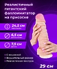 Реалистичный гигантский фаллоимитатор на присоске - 28,5 см LOVETOY 