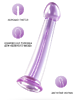 НЕРЕАЛИСТИЧНЫЙ ФАЛЛОИМИТАТОР JELLY DILDO M TOYFA BASIC, TPE, ФИОЛЕТОВЫЙ, 18 СМ