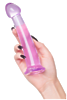 НЕРЕАЛИСТИЧНЫЙ ФАЛЛОИМИТАТОР JELLY DILDO M TOYFA BASIC, TPE, ФИОЛЕТОВЫЙ, 18 СМ