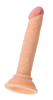 Анальный фаллоимитатор TOYFA Basic, PVC, телесный,14 см