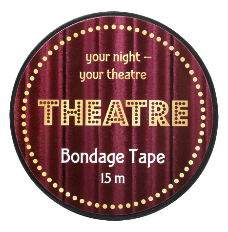 БОНДАЖНЫЙ СКОТЧ TOYFA THEATRE, ЧЕРНЫЙ, 15 М.