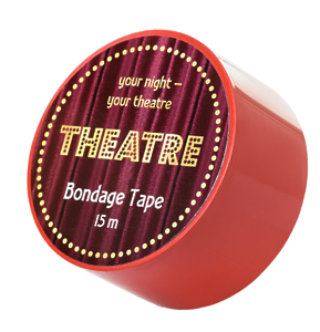 БОНДАЖНЫЙ СКОТЧ TOYFA THEATRE, КРАСНЫЙ, 15 М.