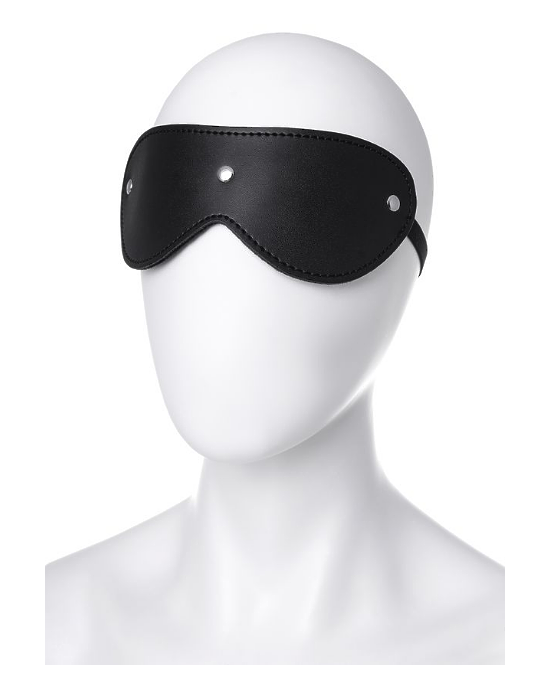 Маска Anonymo, PU кожа, черная, 24 см