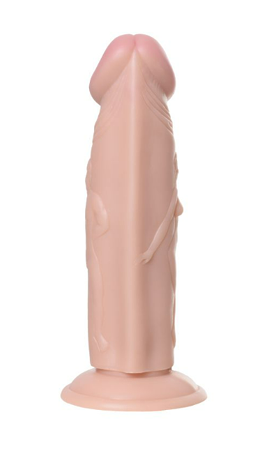 Реалистичный фаллоимитатор TOYFA RealStick Nude, PVC, телесный, 23 см