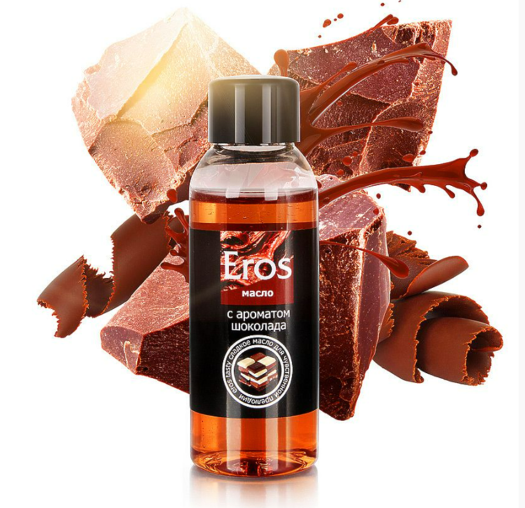 Масло массажное EROS TASTY (с ароматом шоколада) флакон 50 мл