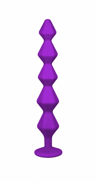 АНАЛЬНАЯ ЦЕПОЧКА С КРИСТАЛЛОМ EMOTIONS CHUMMY PURPLE 