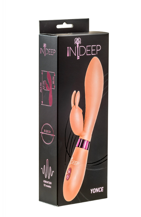 ВИБРАТОР INDEEP YONCE BEIGE
