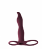 ВИБРОНАСАДКА ДЛЯ ДВОЙНОГО ПРОНИКНОВЕНИЯ PURE PASSION FLIRTINI WINE RED