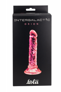 ПРОЗРАЧНЫЙ ДИЛДО INTERGALACTIC ORION PINK 