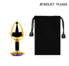 GOLDEN PLUG SMALL (втулка анальная) цвет кристалла светло-филетовый, L 72 мм, D 28 мм, вес 50 г 