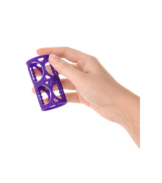 Насадка на пенис TOYFA A-Toys, силикон, фиолетовый, 7,5 см