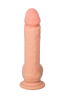 Вибратор с пультом ДУ RealStick Elite Vibro, TPR, телесный, 10 режимов вибрации, 20 см
