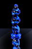 АНАЛЬНАЯ ВТУЛКА SEXUS GLASS, СТЕКЛО, СИНЯЯ, 12 СМ, Ø 3,5 СМ