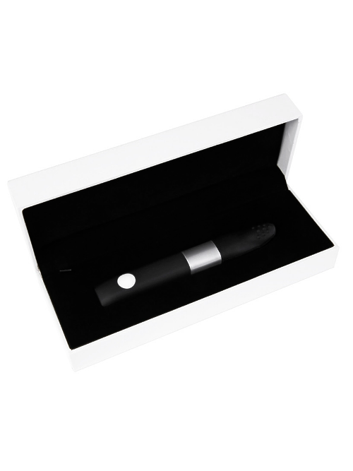 ВИБРАТОР КЛИТОРАЛЬНЫЙ QVIBRY 8GB USB ПАМЯТИ, СИЛИКОН, ЧЕРНЫЙ, 12 СМ