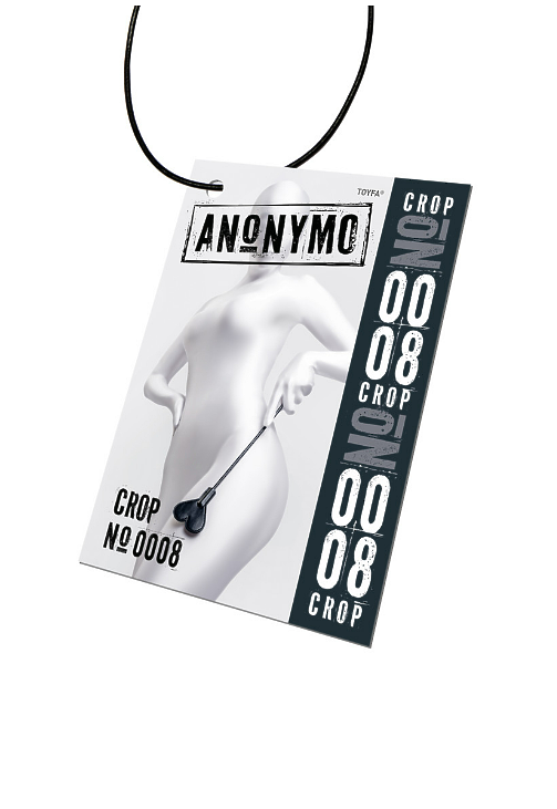 СТЕК ANONYMO, КОЖА, ЧЕРНЫЙ, 35 СМ