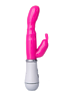 ВИБРАТОР С КЛИТОРАЛЬНЫМ СТИМУЛЯТОРОМ TOYFA A-TOYS, TPE, РОЗОВЫЙ, 20 СМ