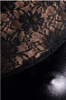 Платье Glossy Lulu из материала Wetlook, черное, S,M,L