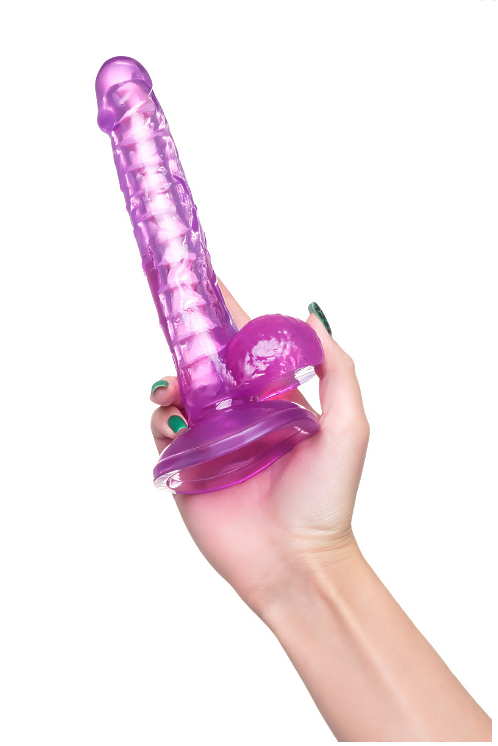 РЕАЛИСТИЧНЫЙ ФАЛЛОИМИТАТОР A-TOYS BY TOYFA CELIAM, TPE, ФИОЛЕТОВЫЙ, 20,5 СМ