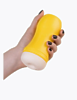 Мастурбатор TOYFA A-Toys Dion, анус, TPE, желтый, 14 см