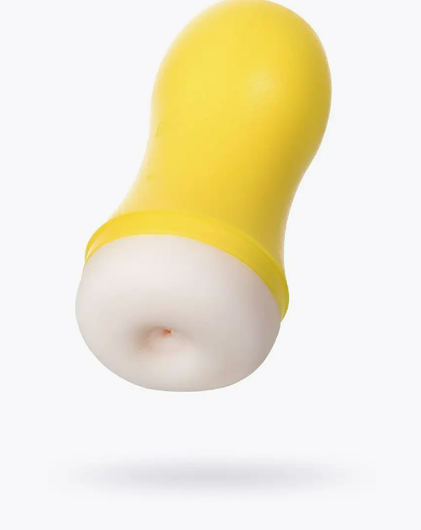 Мастурбатор TOYFA A-Toys Dion, анус, TPE, желтый, 14 см