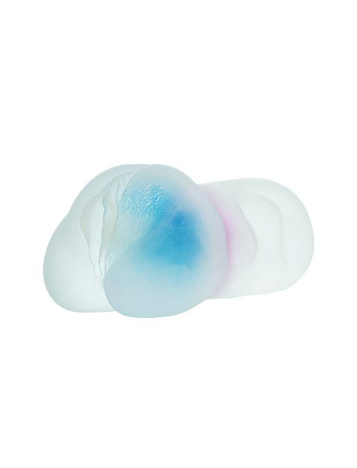 Мастурбатор реалистичный TOYFA Juicy Pussy Crystal Wave, TPE, 13,5 см