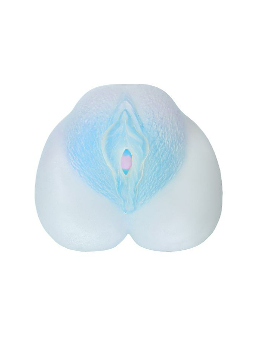 Мастурбатор реалистичный TOYFA Juicy Pussy Crystal Wave, TPE, 13,5 см