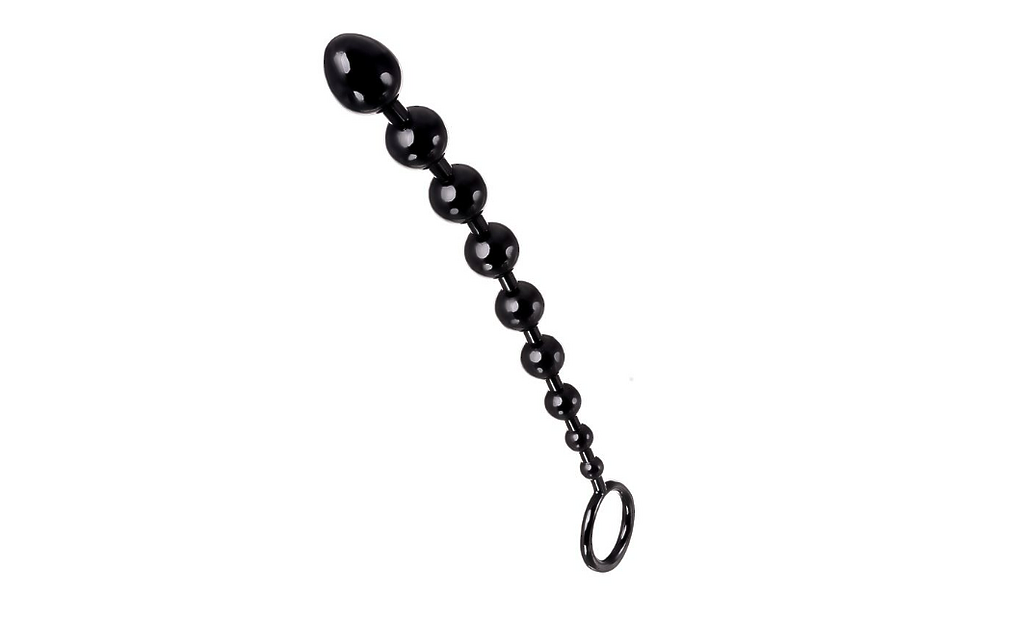 Анальная цепочка Toyfa A-toys Talis, TPE, черный, 28,3 см