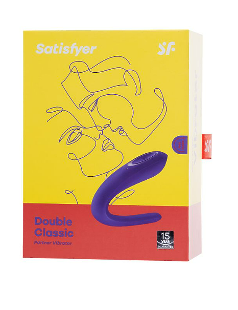 Многофункциональный стимулятор для пар Satisfyer Partner Toy, силикон, фиолетовый, 18,5 см.