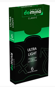 ПРЕЗЕРВАТИВЫ DOMINO CLASSIC ULTRA LIGHT 6 штук