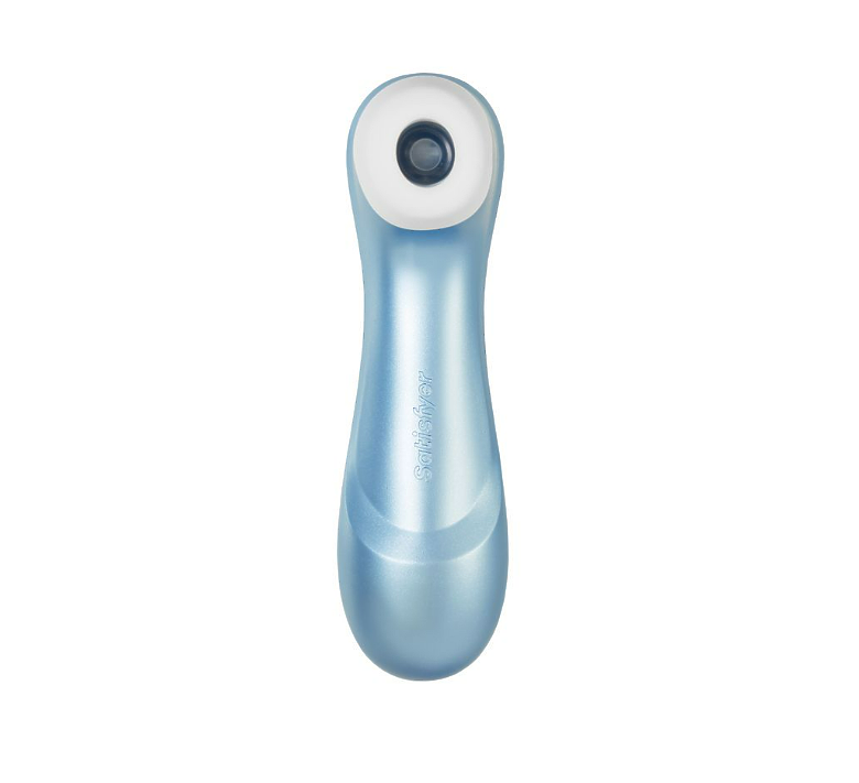 Вакуум-волновой бесконтактный стимулятор клитора Satisfyer PRO 2, силикон, голубой, 16,5 см