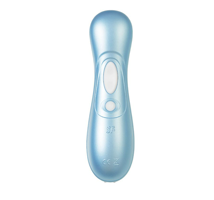 Вакуум-волновой бесконтактный стимулятор клитора Satisfyer PRO 2, силикон, голубой, 16,5 см